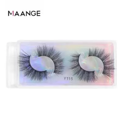 maange 3d mink false eyelash reusable lashes 2 pairs - y115