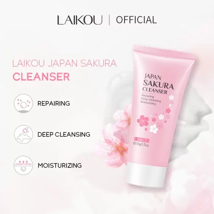 Laikou Sakura Skincare Set - 8pcs 26afb4c9876b4919ca6e47b6d4bcdbf9