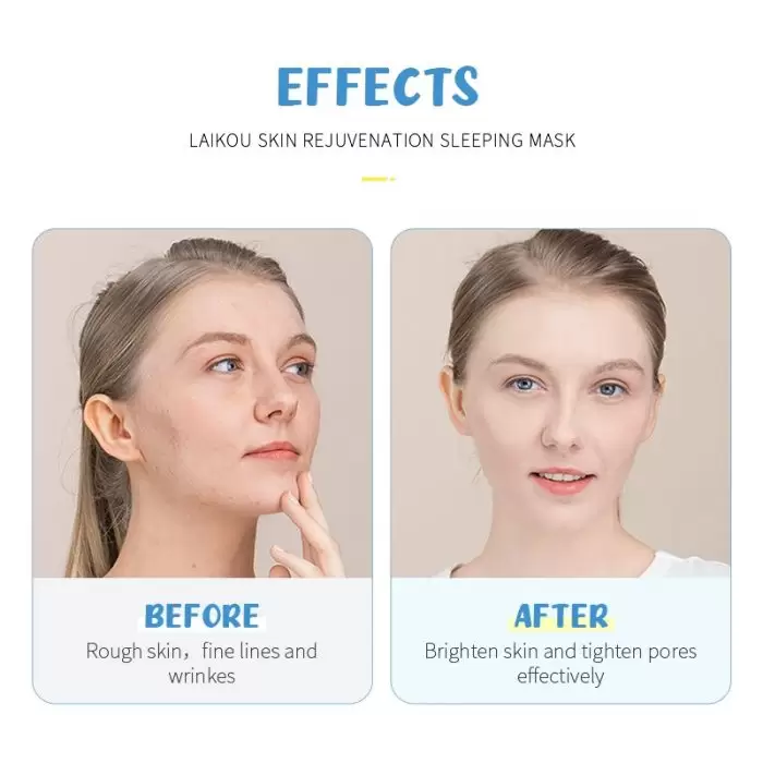 Laikou Sleeping Mask - Skin Rejuvenation - Moisturizing Repair And Bright - 3G -5Pcs 444195249B76Fd81B8599E0Ca5E56Eba 1