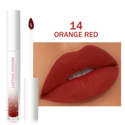 MINIMELI Matte Liquid Lipstick Waterproof - 14 Orange Red
