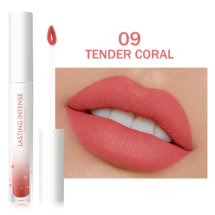 MINIMELI Matte Liquid Lipstick Waterproof - 09 Tender Coral