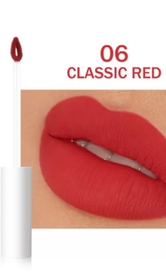 MINIMELI Matte Liquid Lipstick Waterproof - 06 Classic Red