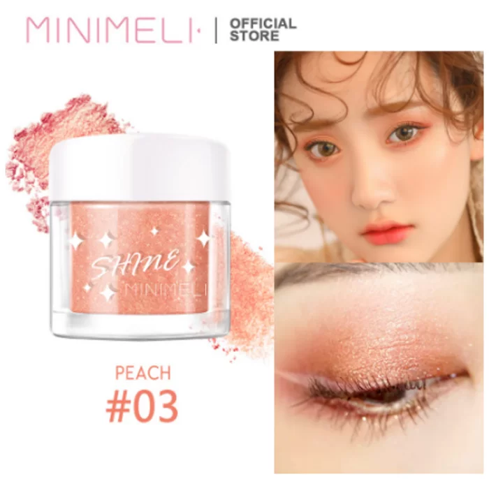 Minimeli Shimmer Loose Pigment Eyeshadow - 03 Peach