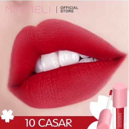 MINIMELI Sakura Waterproof Matte Liquid Lipstick - 10 Casar
