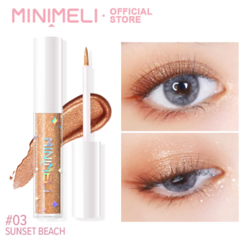 minimeli liquid glitter eyeshadow - 03 Sunset Beach