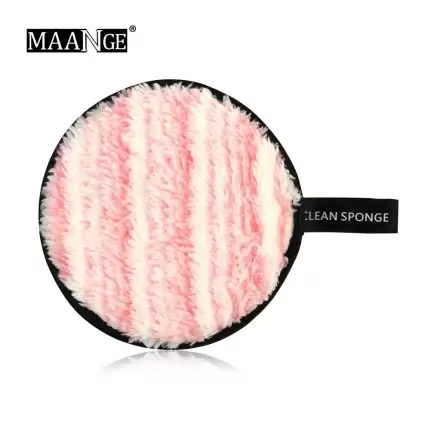 Maange Make Up Remover Sponge – White Pink