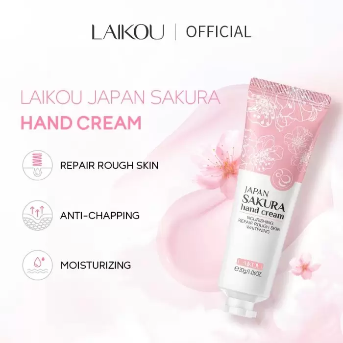 Laikou Sakura Hand Cream 3