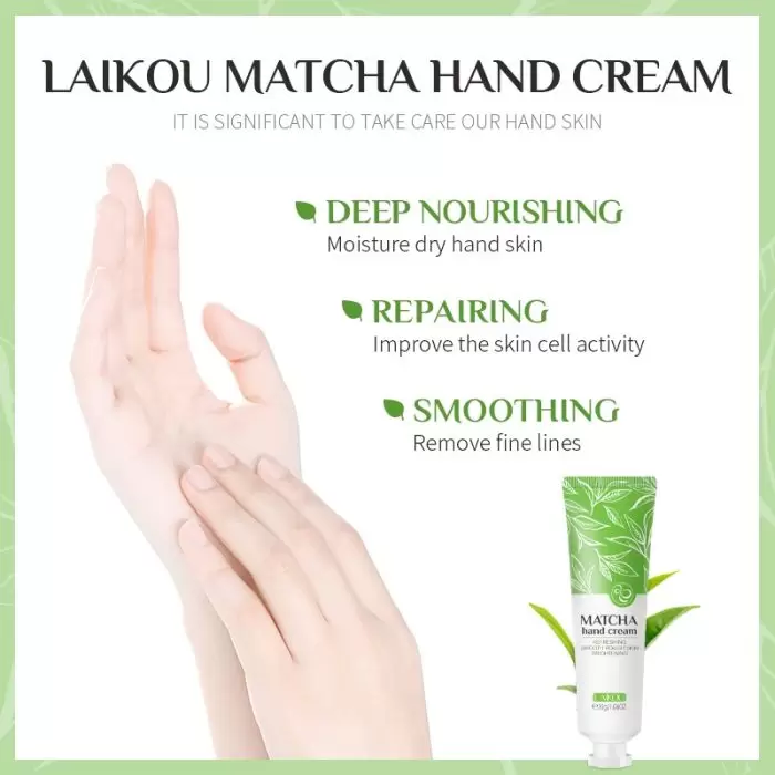 Laikou Matcha Hand Cream 3