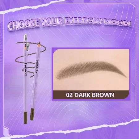 Ireneda Precision Eyebrow Pencil Sharpener Dark Brown