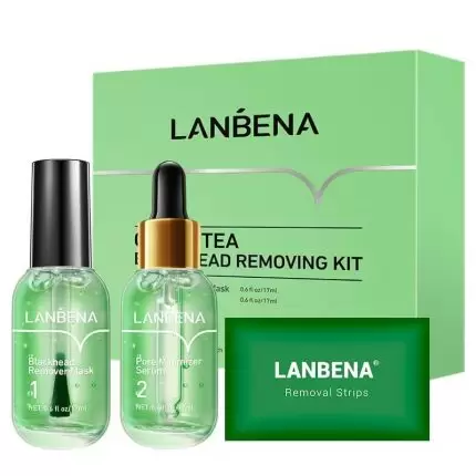 LANBENA Green Tea Blackhead Remover Kit ( 17ml +17ml )