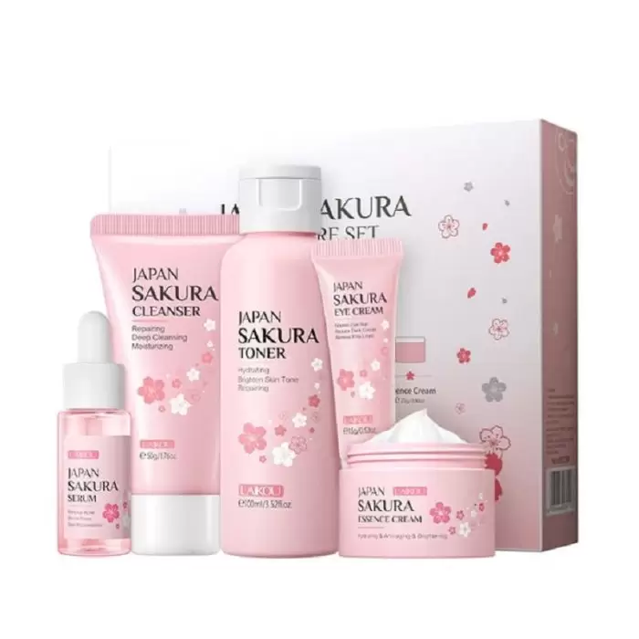 Laikou Japan Sakura Skincare Set 5 Pcs