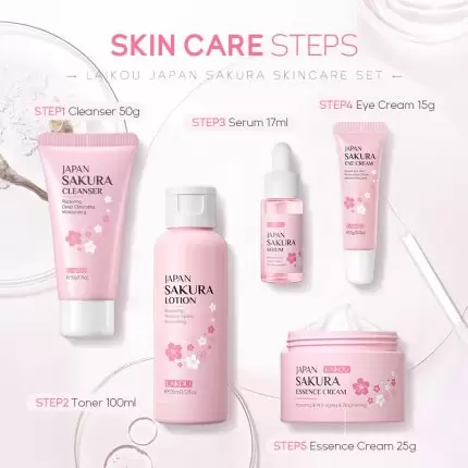Laikou Japan Sakura Skincare Set - 207