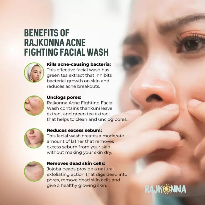 Rajkonna Acne Fighting Facial Wash 15
