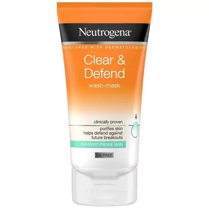 Neutrogena Clear & Defend 2 in 1 Wash-mask - 150ml