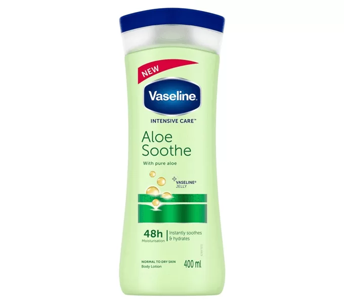 Vaseline Intensive Care Aloe Soothe With Pure Aloe Lotion - 400Ml