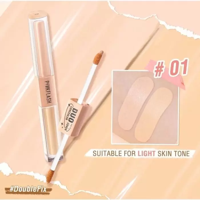 Pink Flash Duo Cover Concealer 2 In 1 F18 01