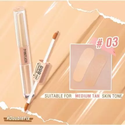 PINK FLASH Duo Cover Concealer 2 in 1 F18 - 03