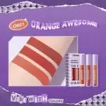 Ireneda Liquid Lipstick Matte Vibe With Colors Kit 3pcs - OR01