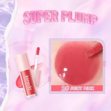 Ireneda Hi-shine Lip Gloss Ir06 - 02 Juicy Pink