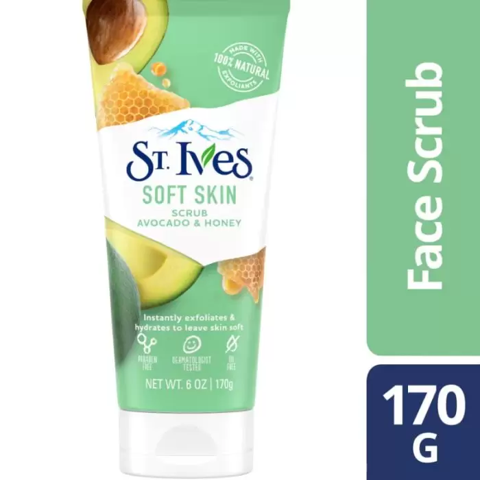 St. Ives Soft Skin Avocado & Honey Scrub 170g photo 2023 03 01 17 57 25