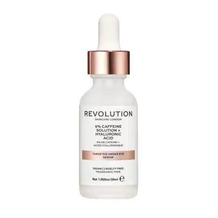 Revolution 5% Caffeine and Hyaluronic Acid Revitalising Under Eye Serum 30ml