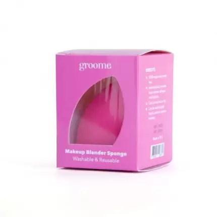 Groome Makeup Blender Sponge – Pink