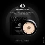 Nirvana Color Mattifying and Poreless Pressed Powder - Light Natural