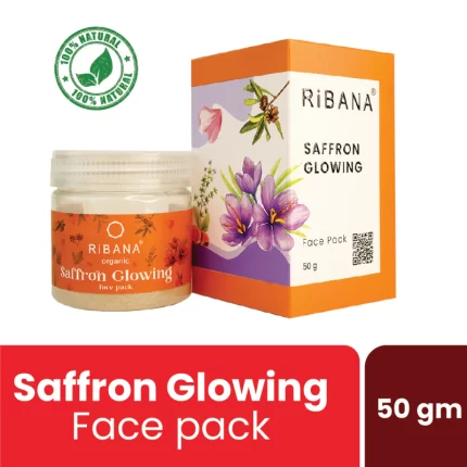Ribana Saffron Glowing face Pack 50gm