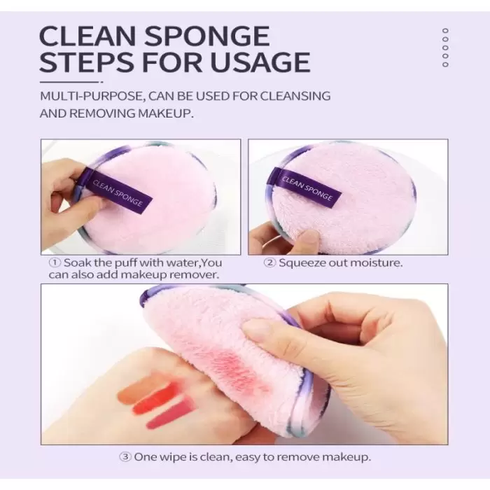 Maange 3 Pcs Makeup Remover Pad/Sponge ..
