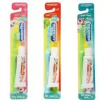 Kodomo Baby Toothbrush With Toothpaste