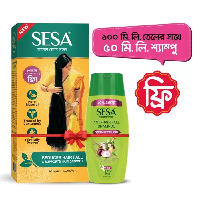 Sesa Herbal Hair Oil &Amp;Amp; Hair Shampoo Combo