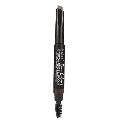 Technic Duo Colour Eyebrow Pencil & Spoolie- Dark 5021769810193