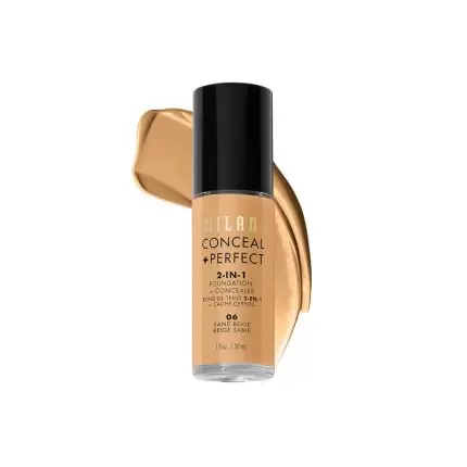 Milani Conceal + Perfect 2-In-1 Foundation and Concealer 30ml - 06 Sand Beige