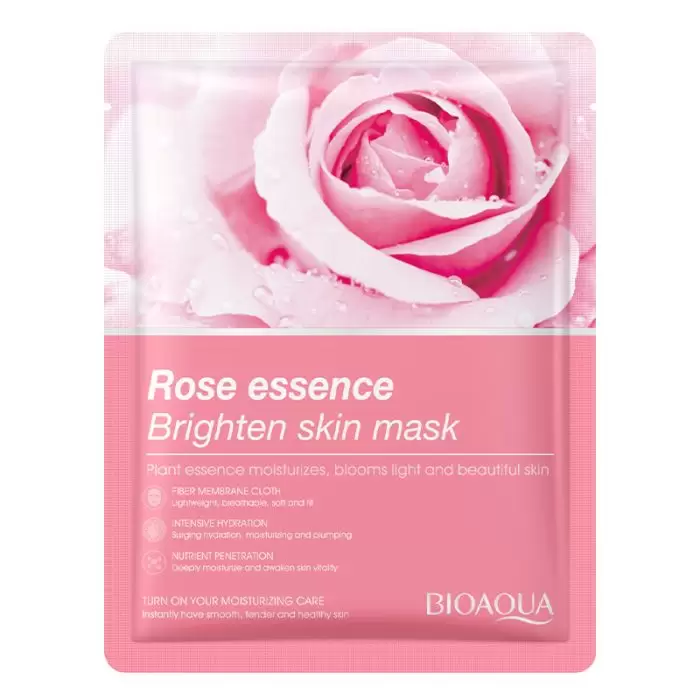 Bioaqua Rose Essence Brighten Skin Sheet Mask – 25G
