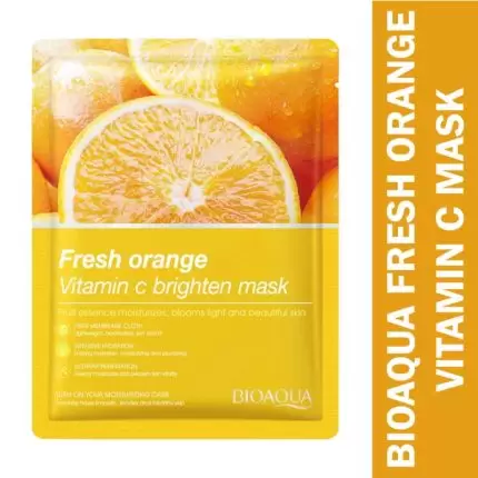 Bioaqua Fresh Orange Vitamin C Brighten Sheet Mask 25g
