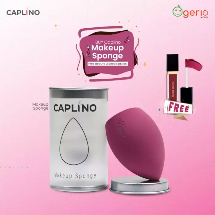 Buy Caplino Makeup Sponge Get Beauty Glazed Lipsticks