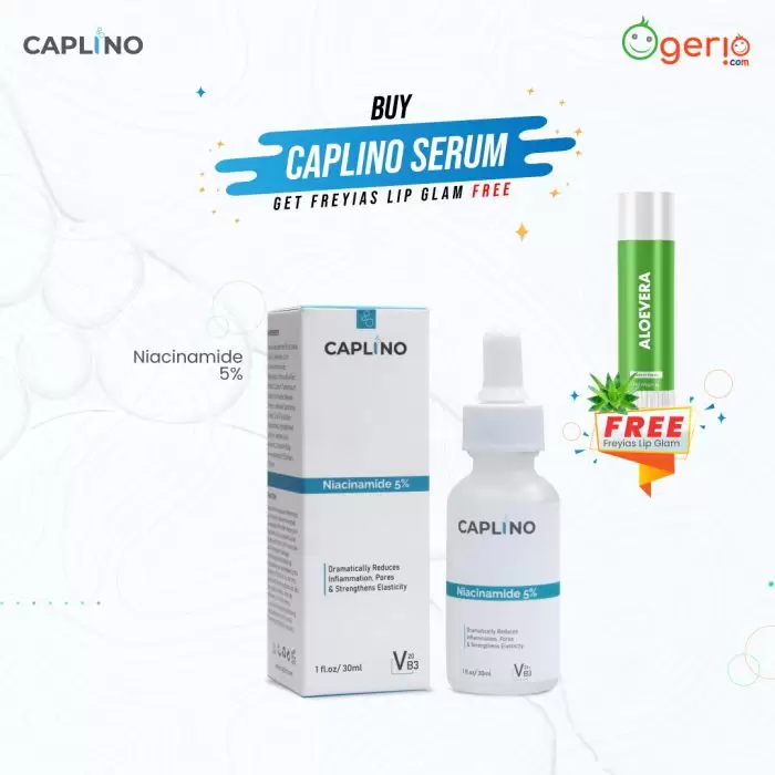 Buy Caplino Niacinamide 5% Get Free Lip Balm
