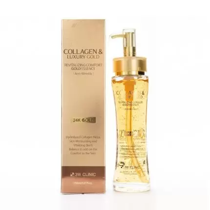 3w Clinic Collagen & Luxury Revitalizing Comfort Gold Essence - 150ml