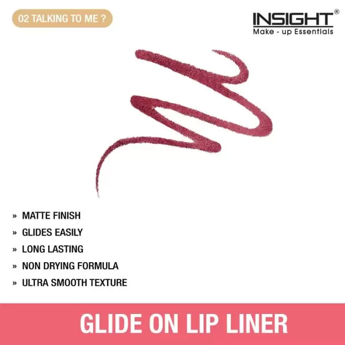 Insight Glide On Lip Liner - Talking To Me 02 .
