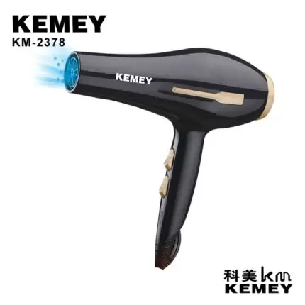Kemey 2 in 1 Hair Dryer Professional 3000w wind Power - KM-2378
