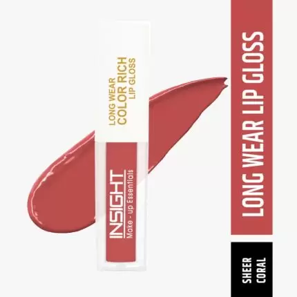 Insight Long Wear Color Rich Lip Gloss - Sheer Coral 09