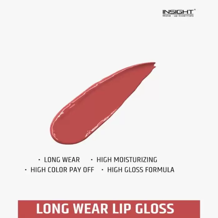 Insight Cosmetics Long Wear Color Rich Lip Gloss - Sheer Coral 09 .