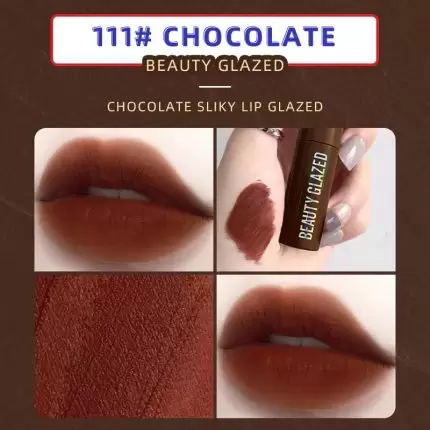 Beauty Glazed Chocolate Matte Liquid Lipstick 111 Chocolate