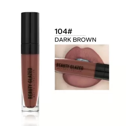 Beauty Glazed Matte Lipstick - Dark Brown 104
