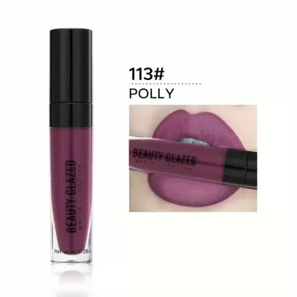 Beauty Glazed Matte Lipstick - Polly 113