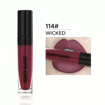 Beauty Glazed Matte Lipstick - Wicked 114