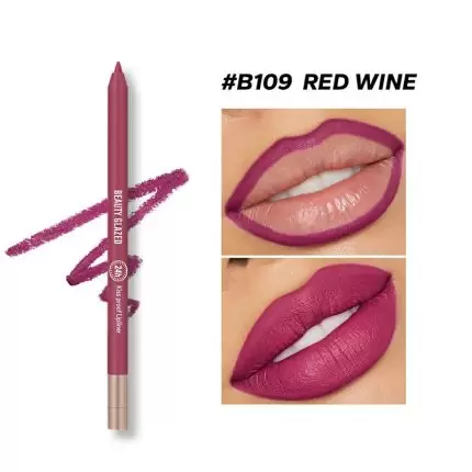 Beauty Glazed Waterproof & Long Lasting Lip Liner - Red Wine 109