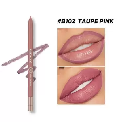 Beauty Glazed Waterproof & Long Lasting Lip Liner - Taupe Pink 102