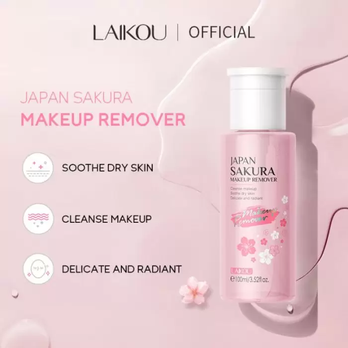 Laikou Sakura Makeup Remover Water - 100ml
