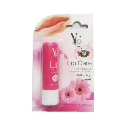 YC Pink Whitening Lip Care With Vitamin E & Aloe Vera 3.8gm